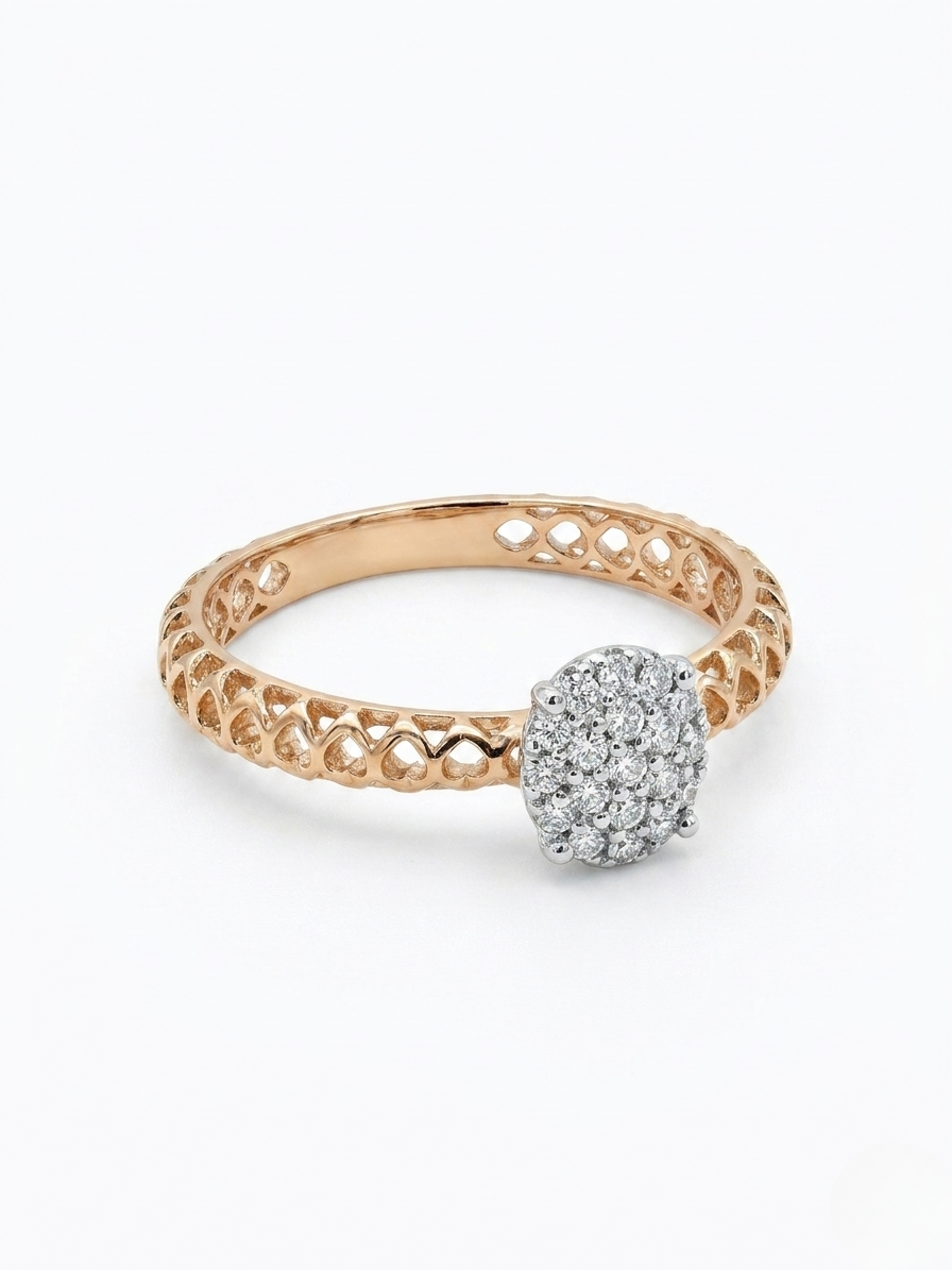 Diamond Trellis Ring